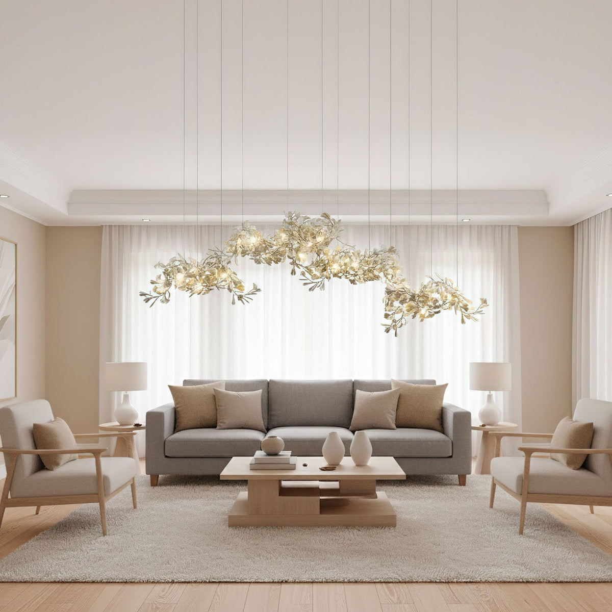 Gingko Chandelier C