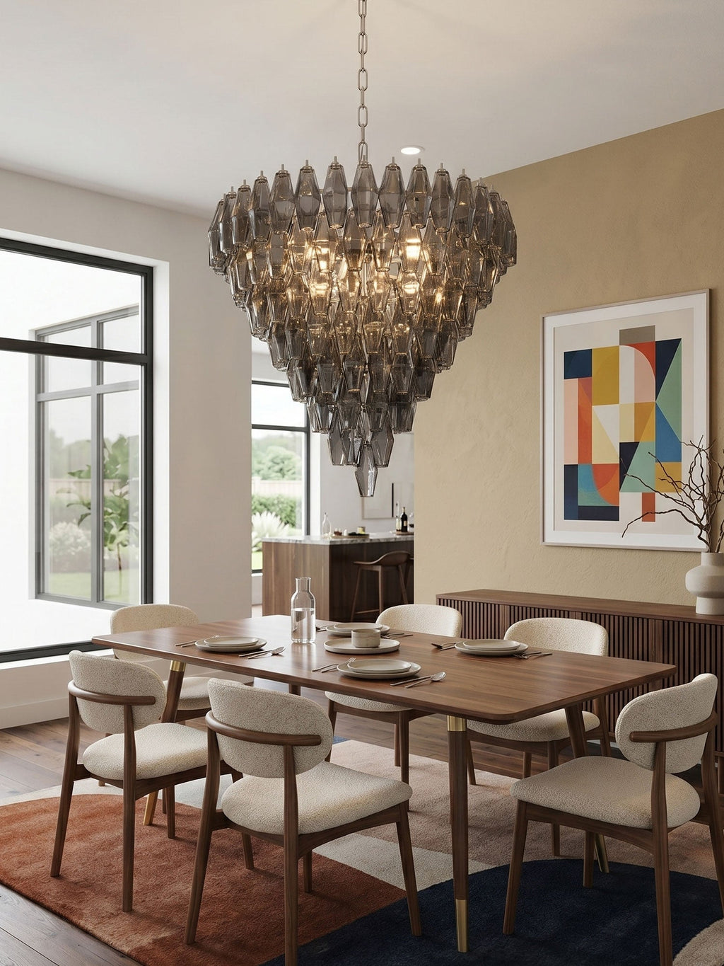 Asti Glass Chandelier