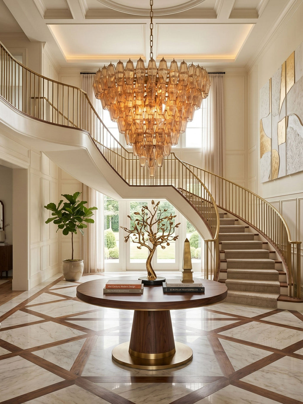 Asti Glass Chandelier