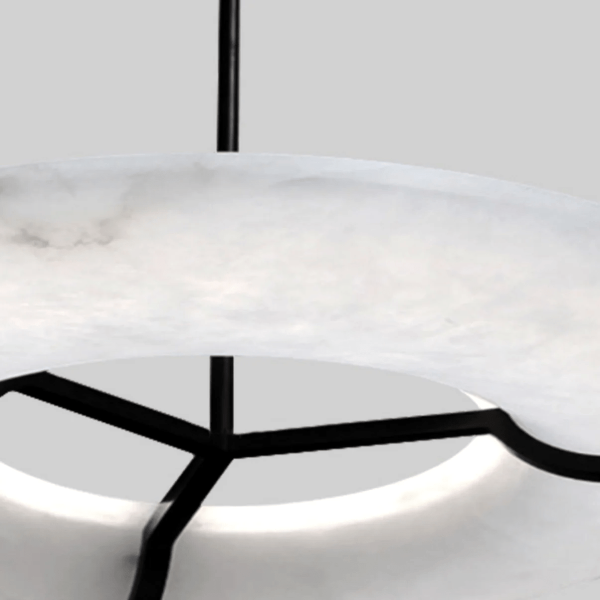 Carve Alabaster Pendant Light