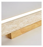 Travertine Column Ceiling Light