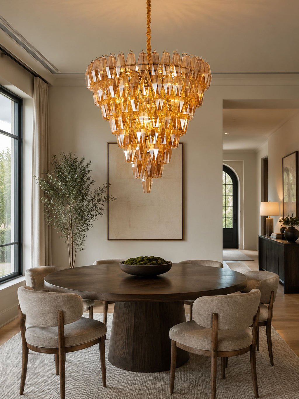 Amber Empire Chandelier