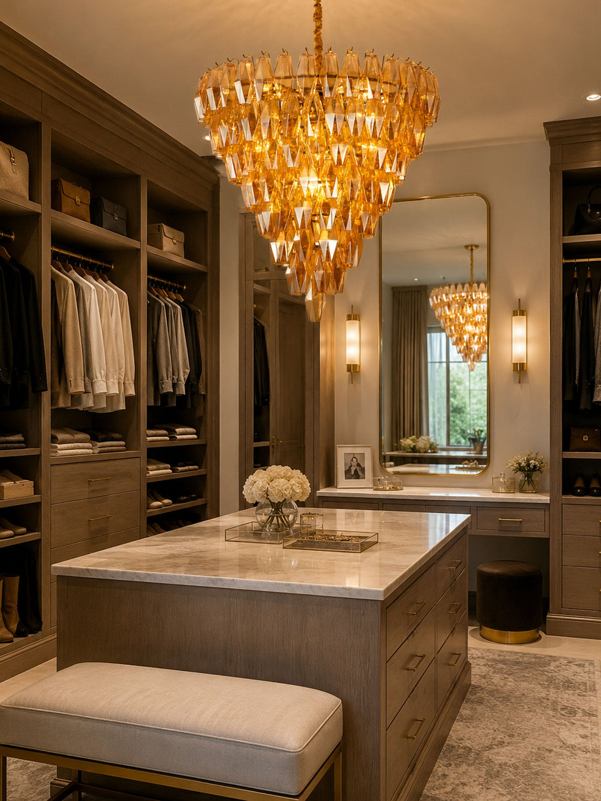 Amber Empire Chandelier