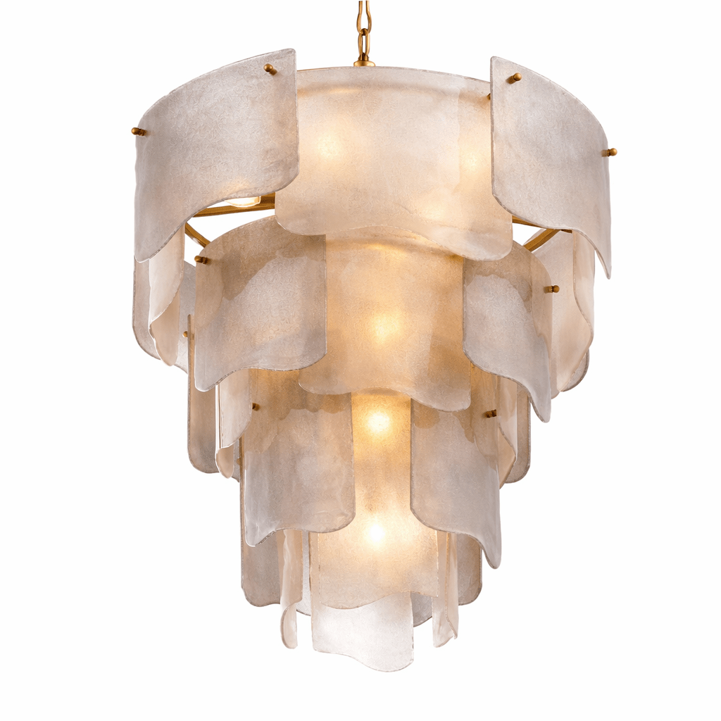 Liora Melted Glass Chandelier