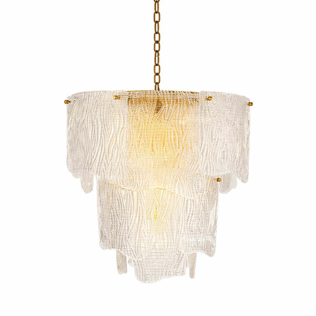 Liora Melted Glass Chandelier