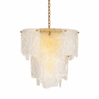 Liora Melted Glass Chandelier