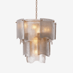 Liora Melted Glass Chandelier