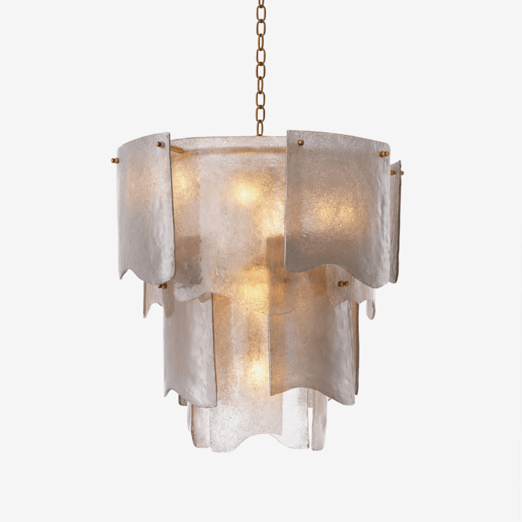 Liora Melted Glass Chandelier