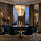 Liora Melted Glass Chandelier