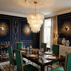 Liora Melted Glass Chandelier