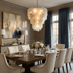Liora Melted Glass Chandelier
