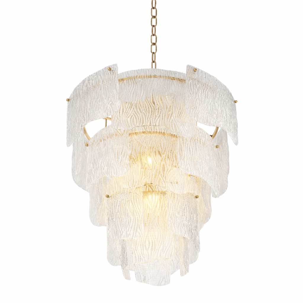 Liora Melted Glass Chandelier