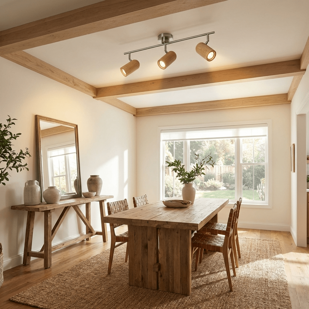 Trio Wood Ceiling Light