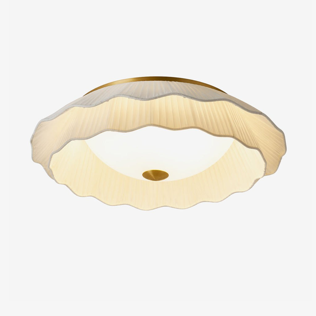 Belle Epoque Pleated Ceiling Light