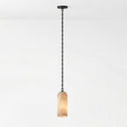 Cascading Chain Capsule Chandelier