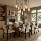 Cascading Chain Capsule Chandelier