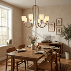Tulip Gold Chandelier