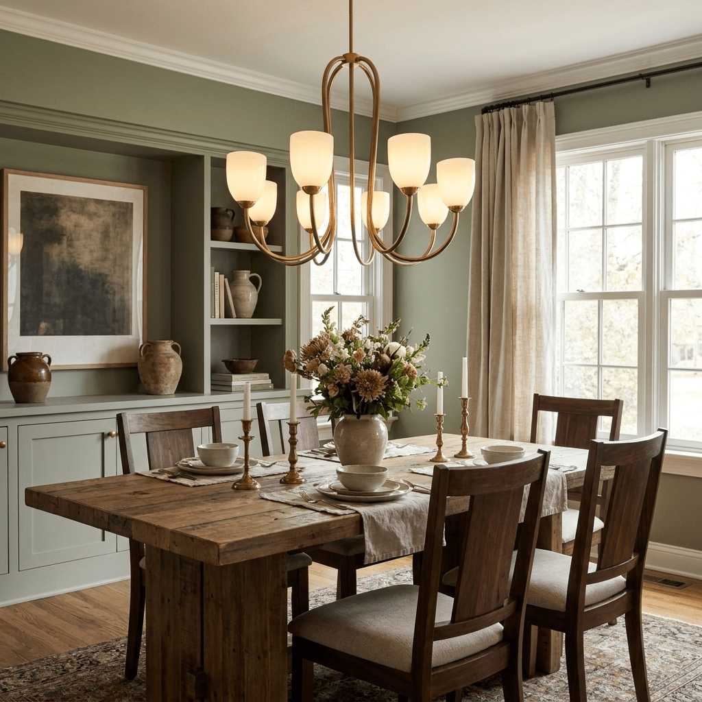 Tulip Gold Chandelier