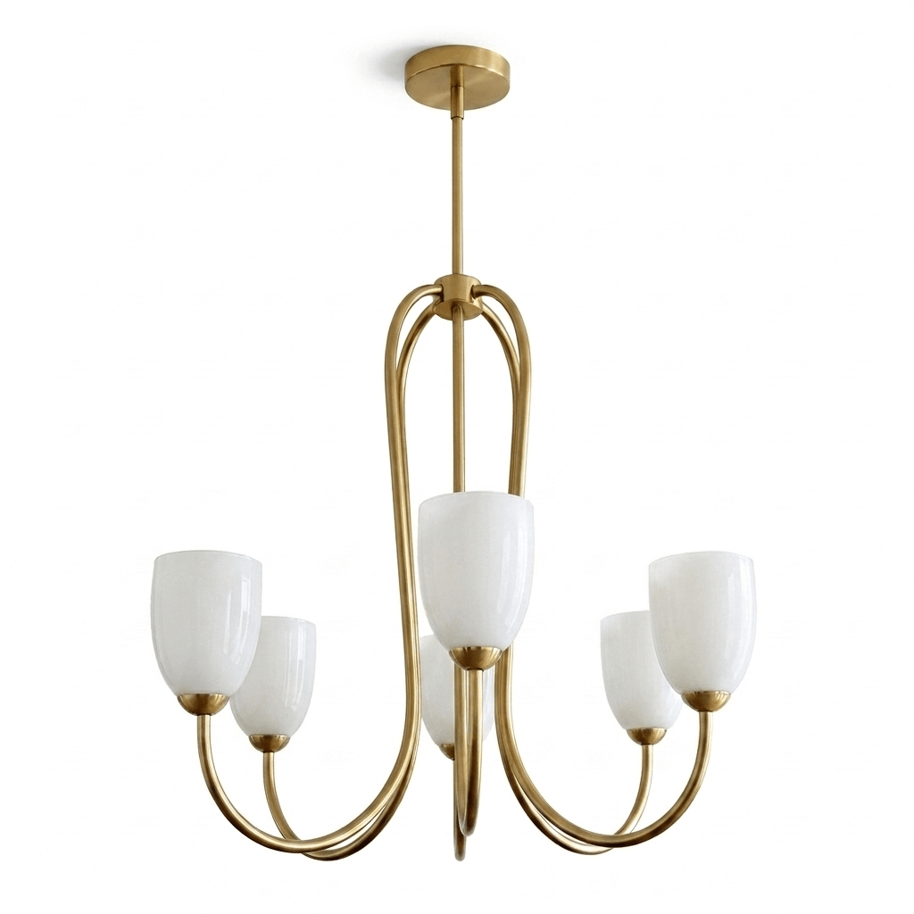 Tulip Gold Chandelier