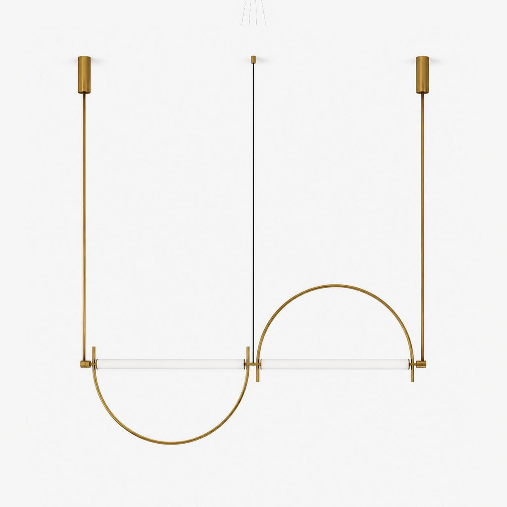Arched Linear Led Chandelier
