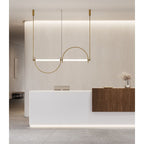 Arched Linear Led Chandelier