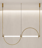 Arched Linear Led Chandelier