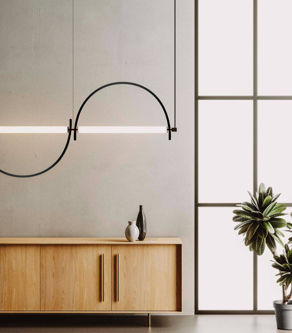 Arched Linear Led Chandelier