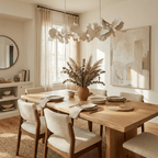 Blossom Branch Plaster Dining Chandelier