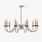 Edris Travertine Candle Chandelier