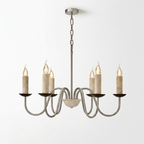 Edris Travertine Candle Chandelier