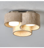 Trevi Travertine Cluster Ceiling Light