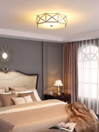Geometric Shaped Flush Ceiling Light