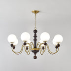 Vintage Curved Sphere Chandelier
