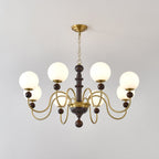 Vintage Curved Sphere Chandelier