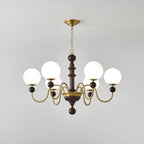 Vintage Curved Sphere Chandelier