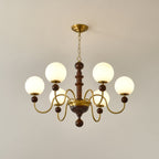 Vintage Curved Sphere Chandelier