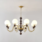 Vintage Curved Sphere Chandelier