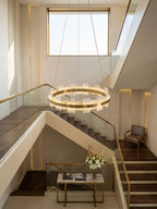 Alabaster Avalon Halo Chandelier