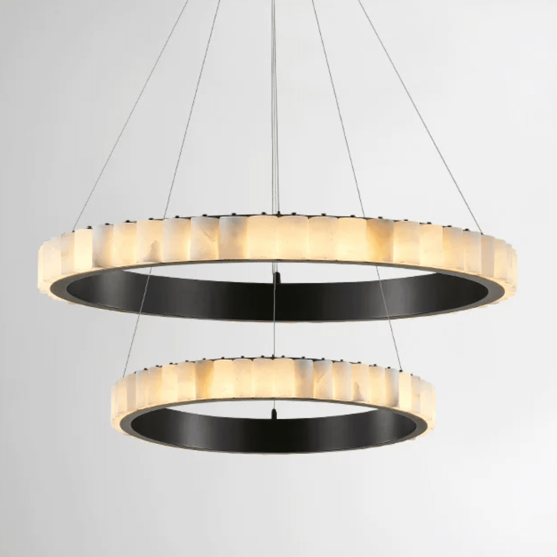 Alabaster Avalon Halo Chandelier
