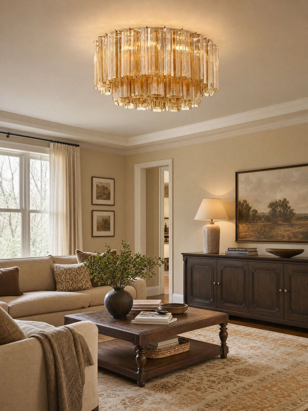 Eloria Glass Ceiling Lamp