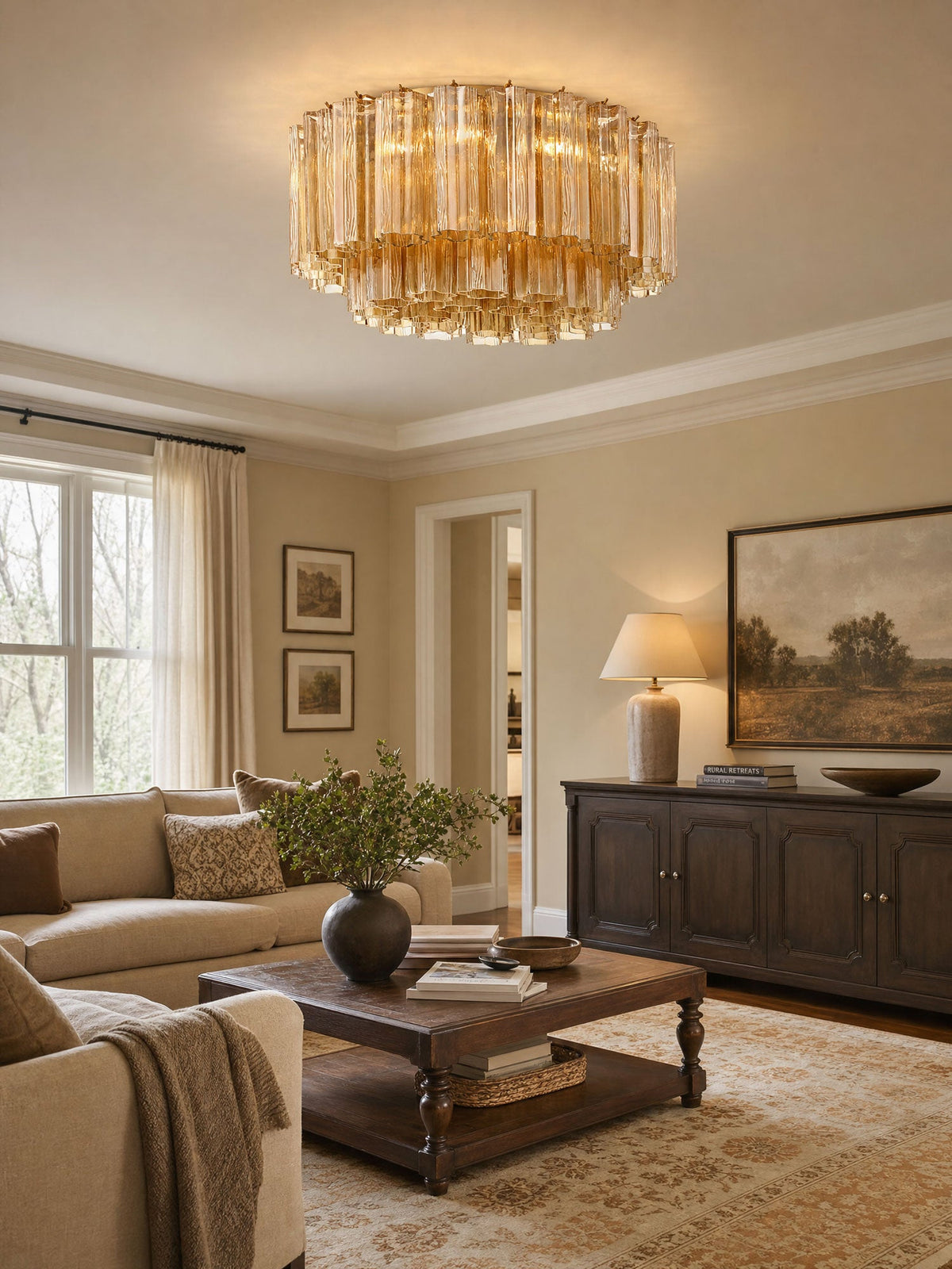Eloria Glass Ceiling Lamp