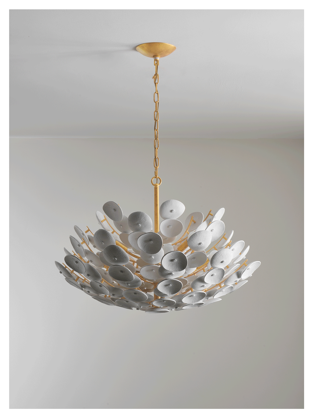 Coconut Disc Chandelier