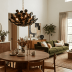 Coconut Disc Chandelier