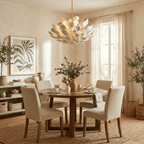 Coconut Disc Chandelier