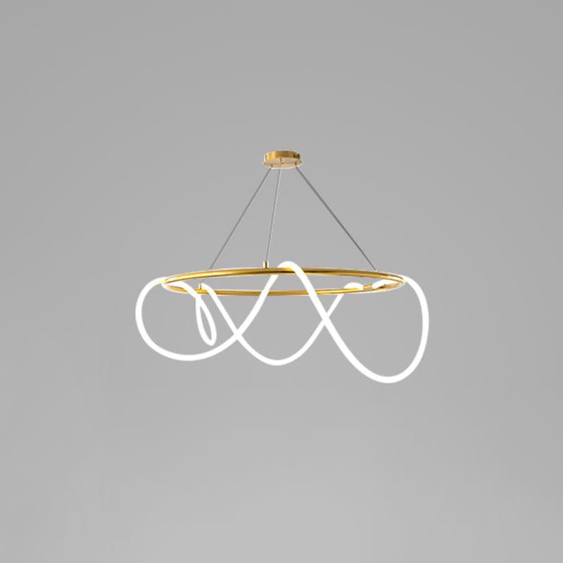 Flexible Linear Curve Chandelier