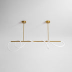 Flexible Linear Curve Chandelier