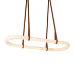 Circle Alabaster Chandelier