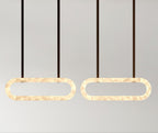 Circle Alabaster Chandelier