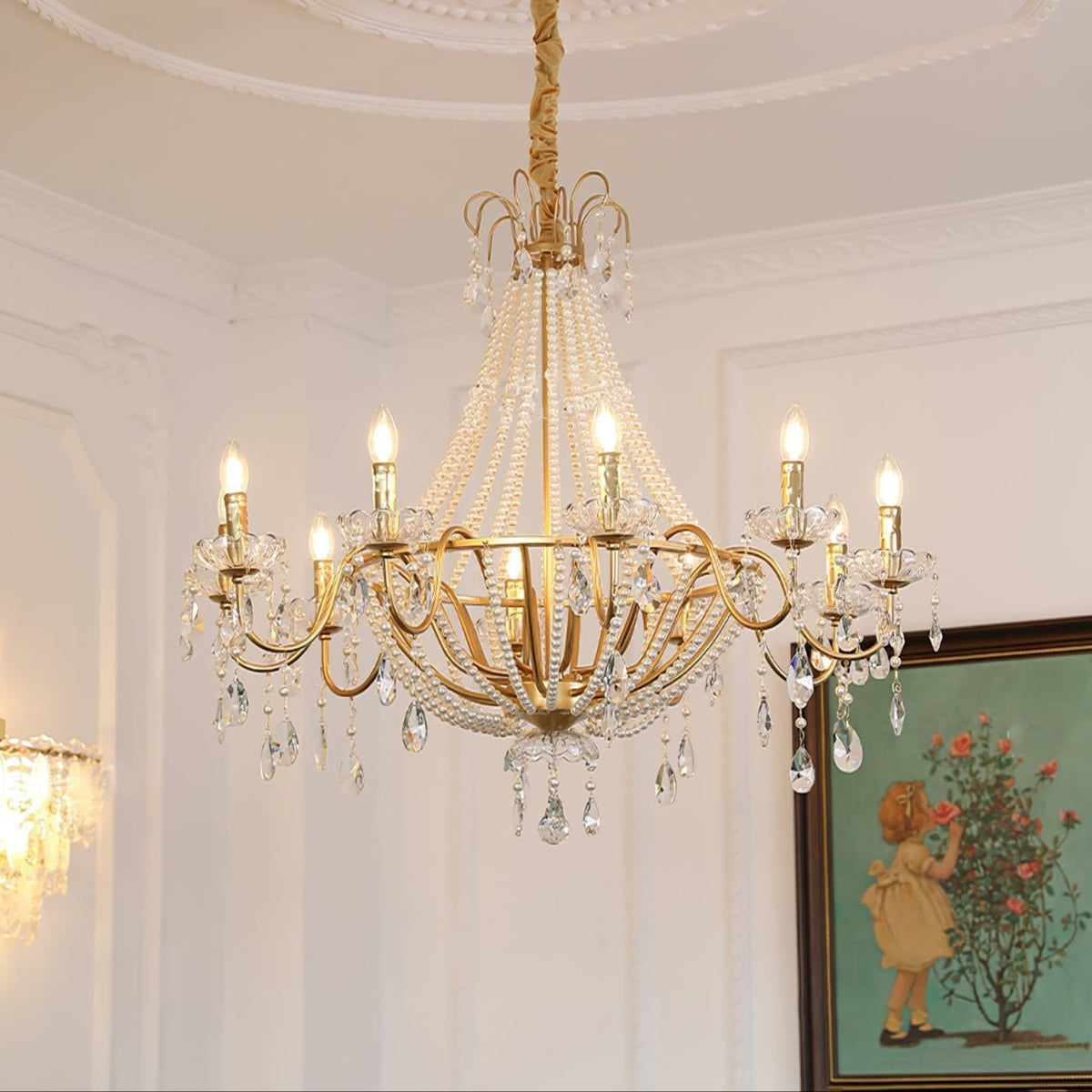 Arcadia Gold Chandelier
