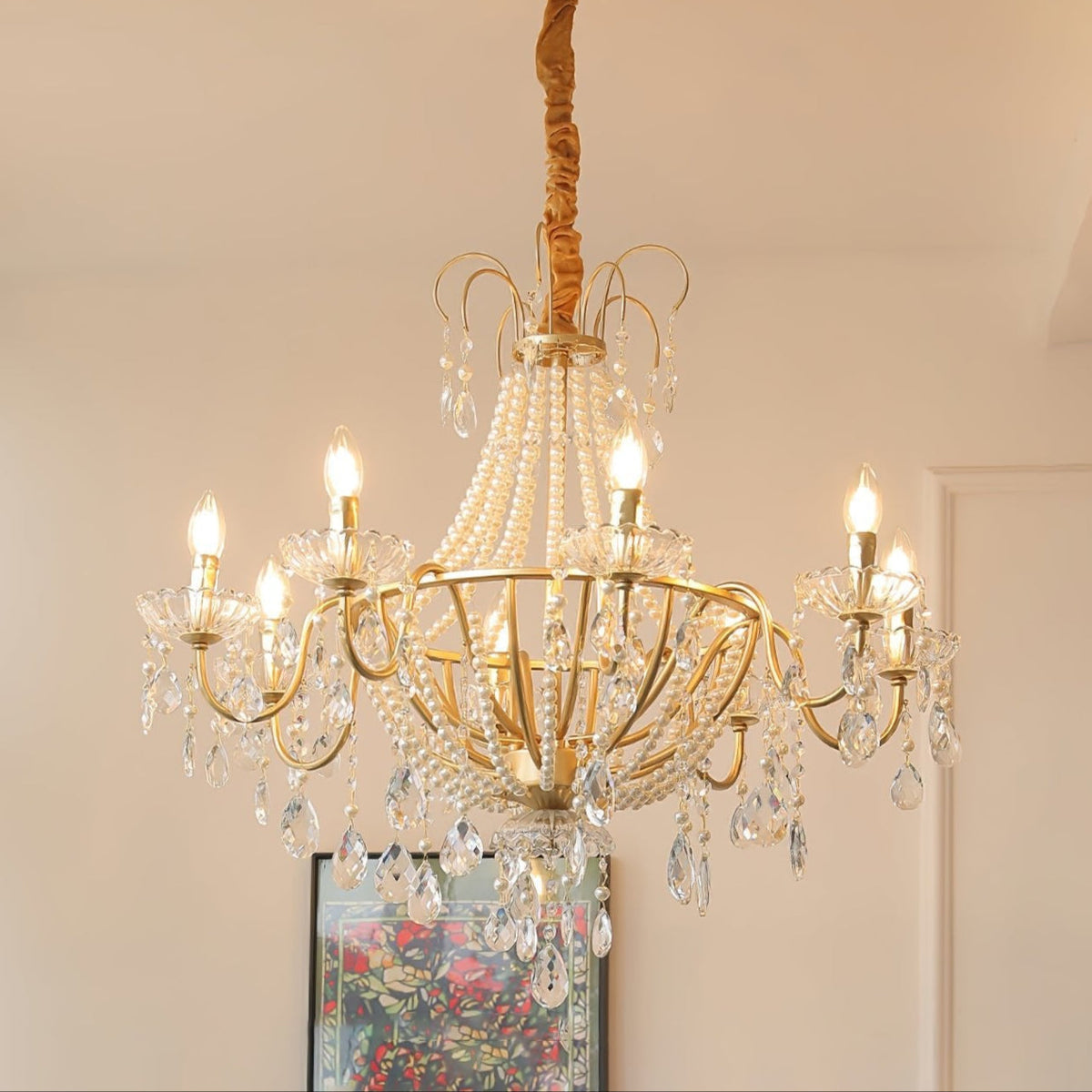 Arcadia Gold Chandelier